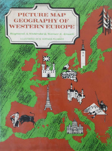 Picture Map Geography of Western Europe