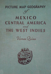 Picture Map Geography of Mexico, Central America and the West Indies